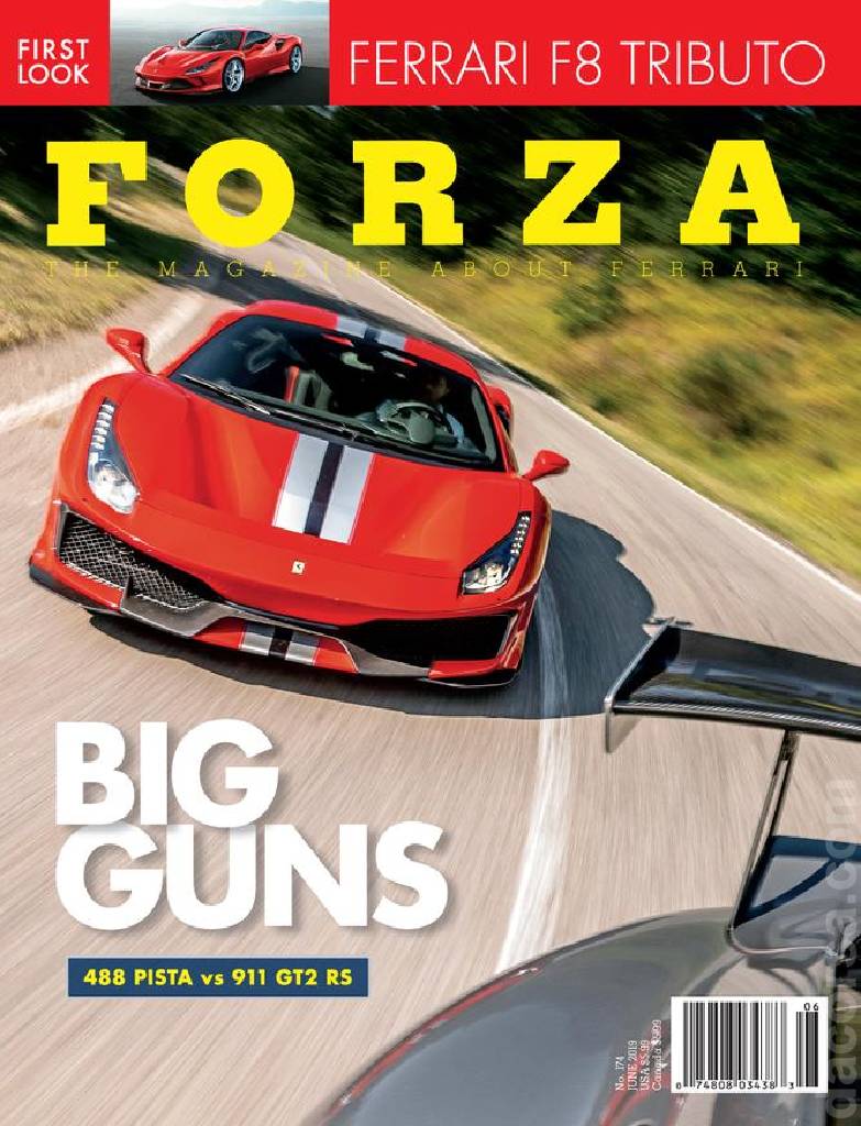 Cover of Forza Magazine issue 174, JUNE 2019