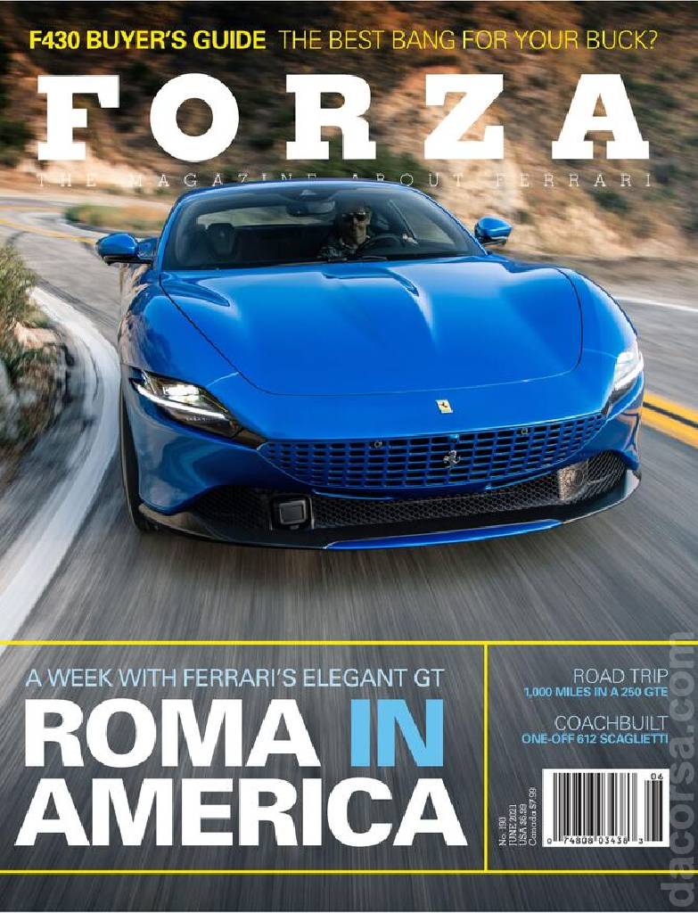 Cover of Forza Magazine issue 190, JUNE 2021