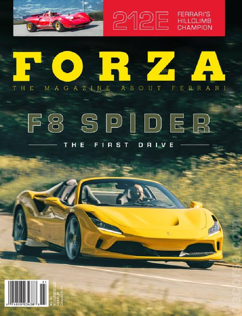 Cover of Forza Magazine issue 185, NOVEMBER 2020