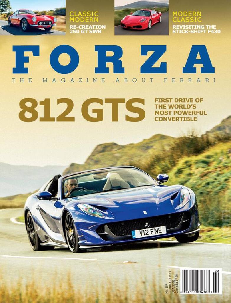 Cover of Forza Magazine issue 187, FEBRUARY 2021