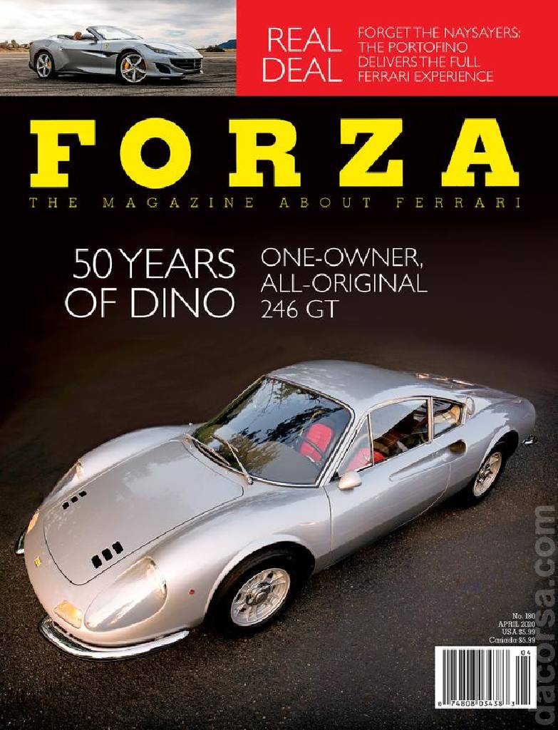 Cover of Forza Magazine issue 180, APRIL 2020