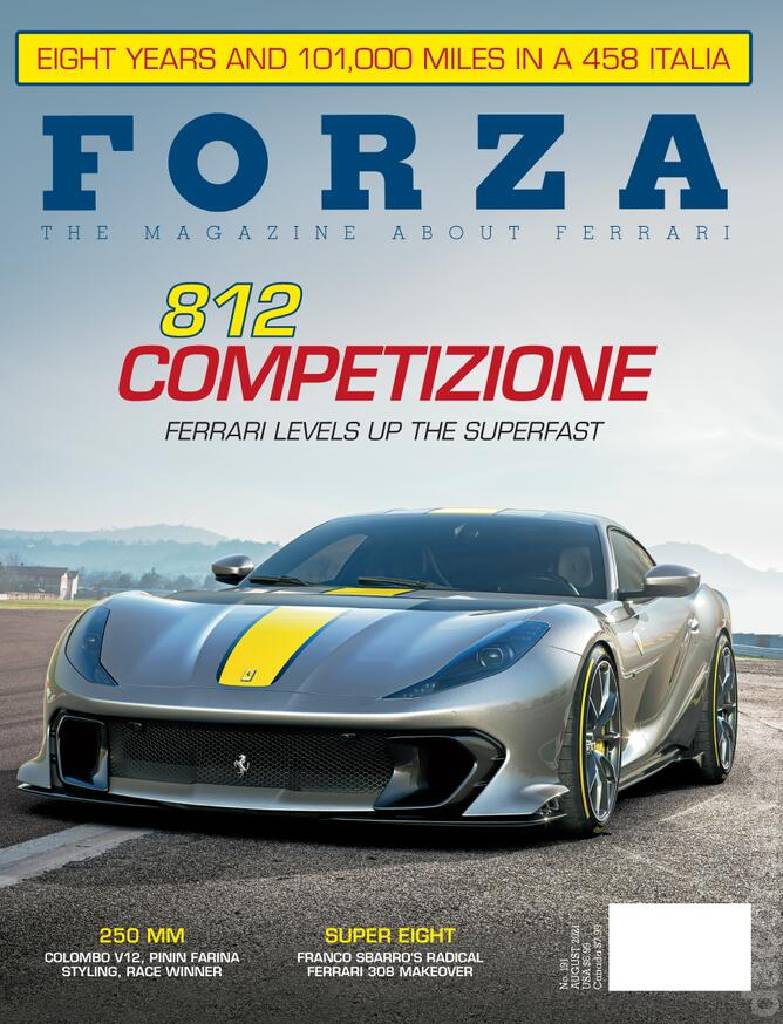 Cover of Forza Magazine issue 191, AUGUST 2021