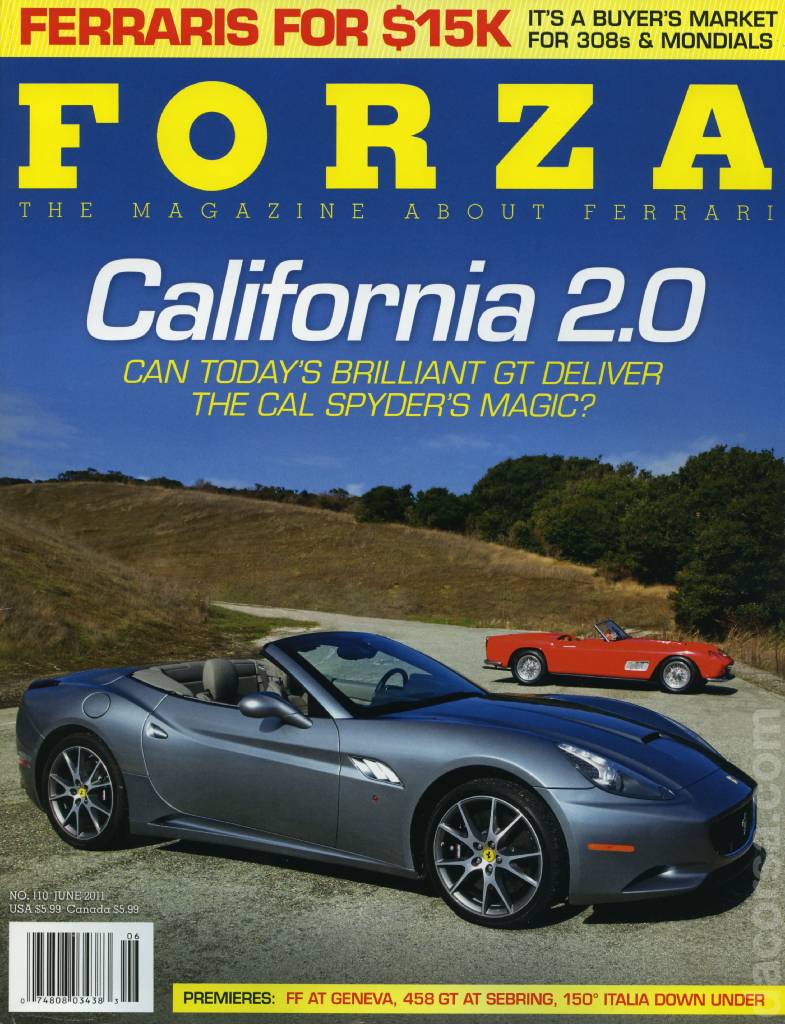 Cover of Forza Magazine issue 110, JUNE 2011