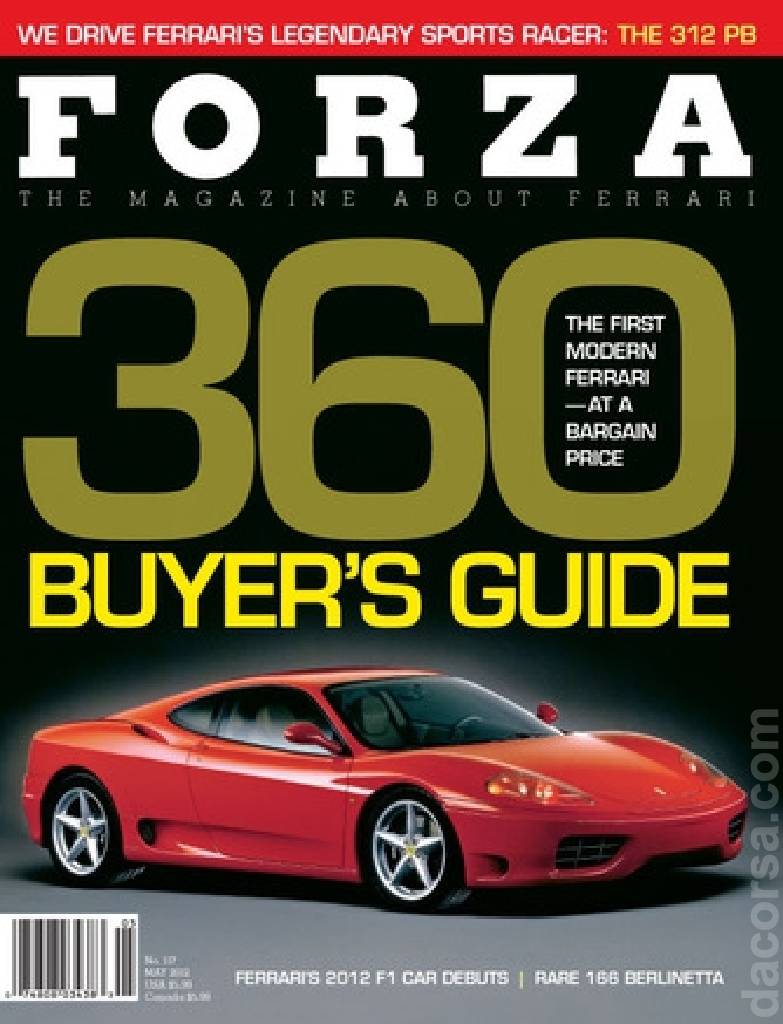 Cover of Forza Magazine issue 117, MAY 2012