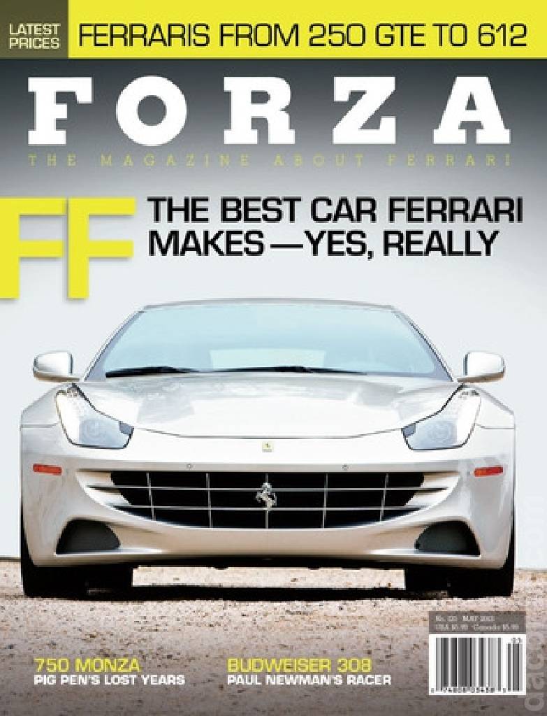 Cover of Forza Magazine issue 125, MAY 2013