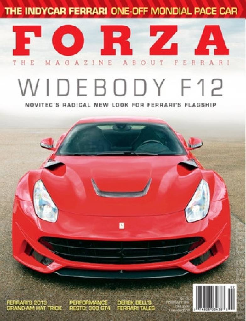 Cover of Forza Magazine issue 131, FEBRUARY 2014