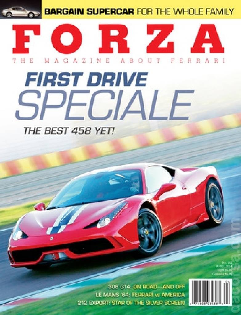 Cover of Forza Magazine issue 132, APRIL 2014