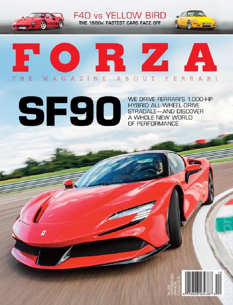 Cover of Forza Magazine issue 184, OCTOBER 2020