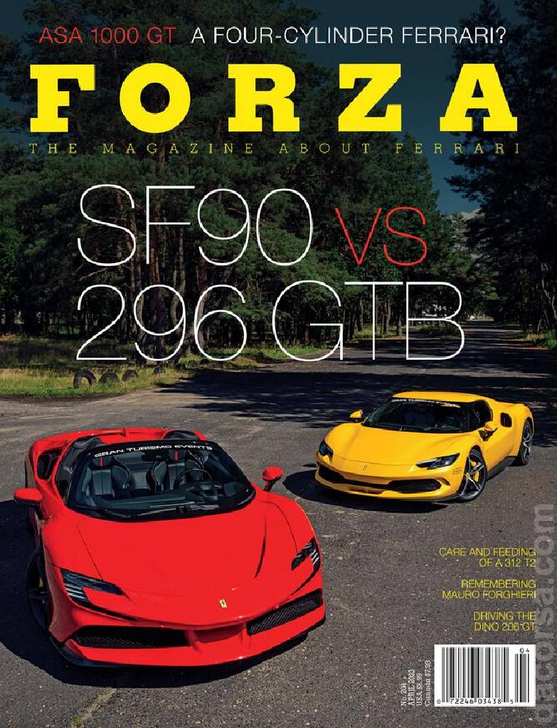 Cover of Forza Magazine issue 204, APRIL 2023