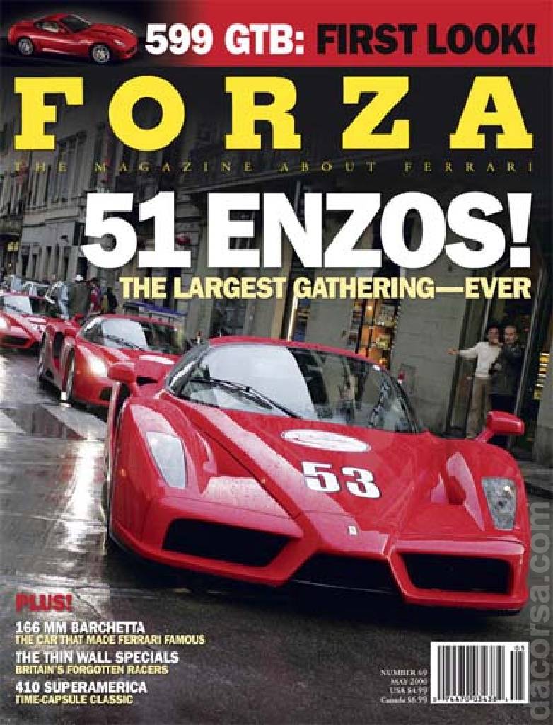 Cover of Forza Magazine issue 69, MAY 2006