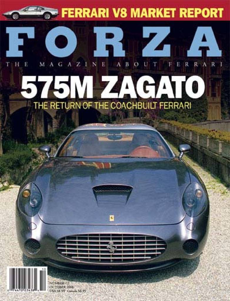 Cover of Forza Magazine issue 72, OCTOBER 2006