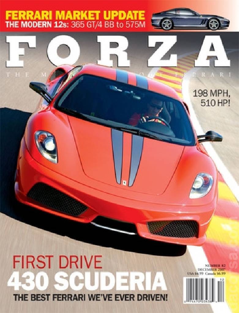 Cover of Forza Magazine issue 82, DECEMBER 2007