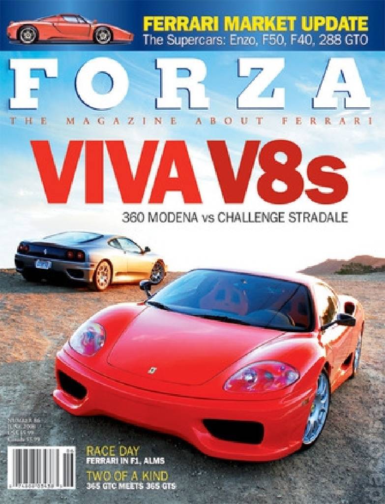 Cover of Forza Magazine issue 86, JUNE 2008