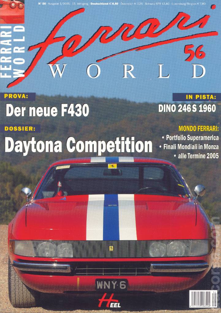 Image representing Ferrari World Deutschland issue 56, Ausgabe 1/2005 - 15. Jahrgang