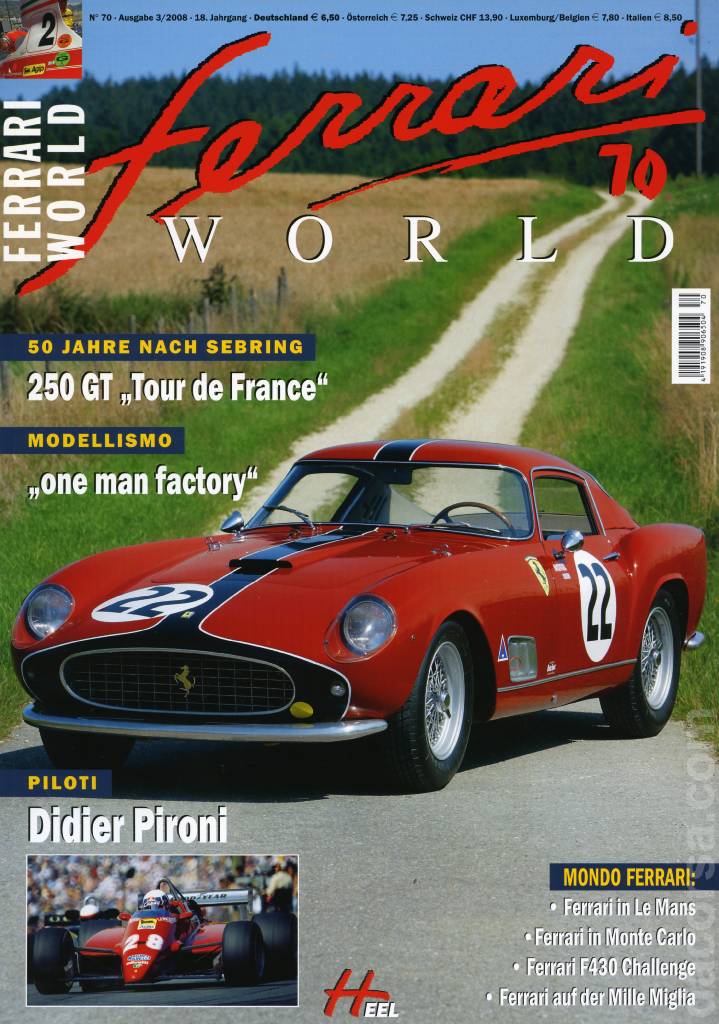 Image representing Ferrari World Deutschland issue 70, Ausgabe 3/2008 - 18. Jahrgang