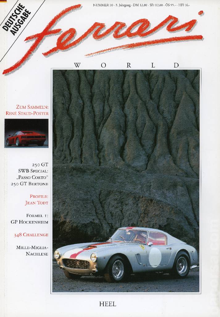 Image representing Ferrari World Deutschland issue 10, 3. Jahrgang (1993)