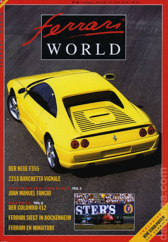 Image representing Ferrari World Deutschland issue 14, 4. Jahrgang (1994)