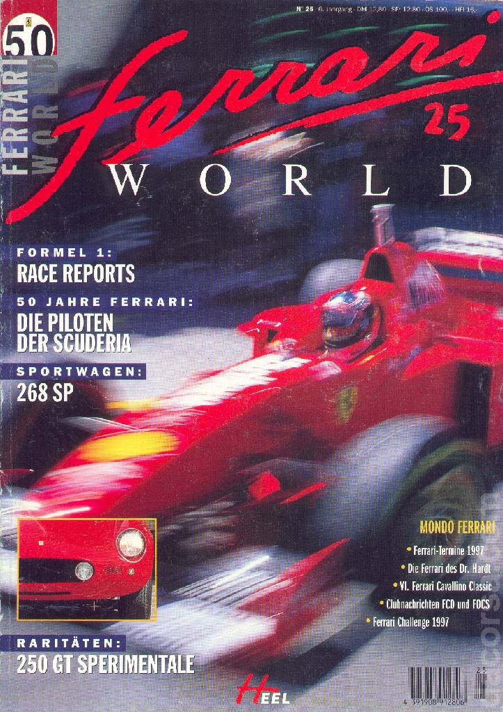 Image representing Ferrari World Deutschland issue 25, 7. Jahrgang (1997)