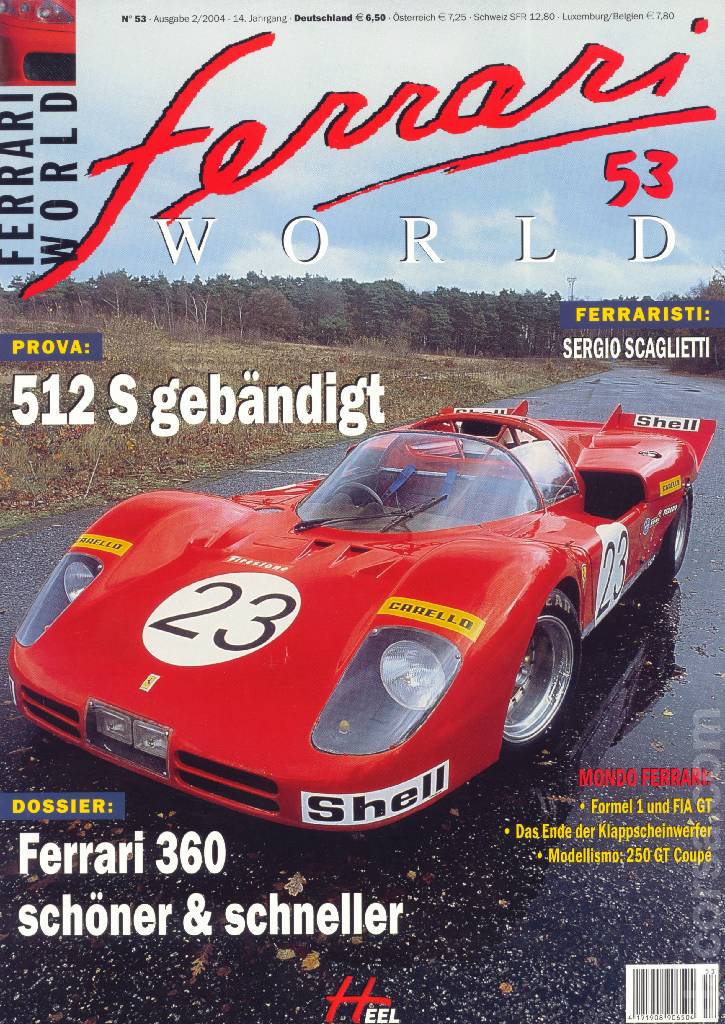 Image representing Ferrari World Deutschland issue 53, 14. Jahrgang (2004)