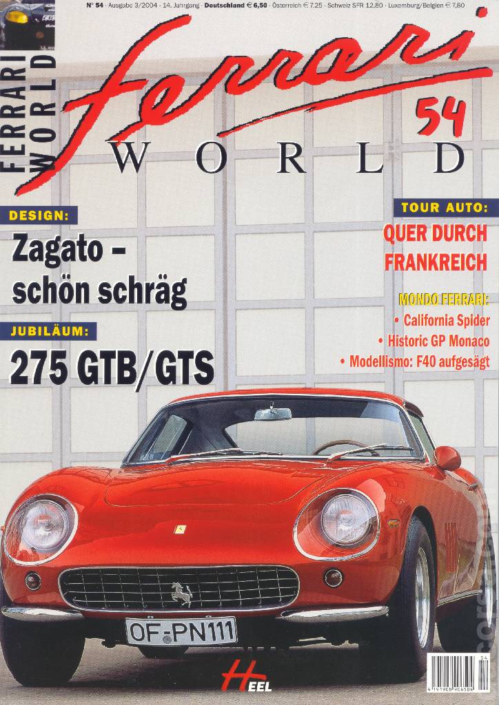 Image representing Ferrari World Deutschland issue 54, 14. Jahrgang (2004)