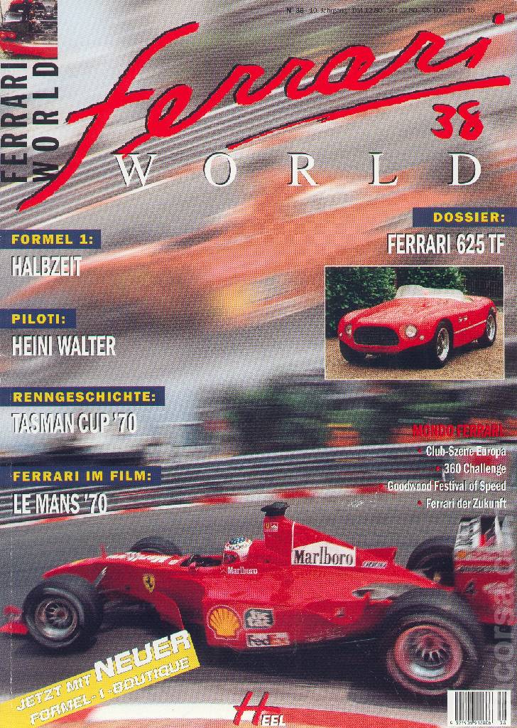 Cover of Ferrari World Deutschland issue 38, 10. Jahrgang (2000)