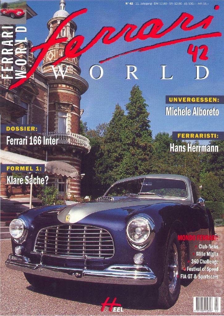 Cover of Ferrari World Deutschland issue 42, 11. Jahrgang (2001)