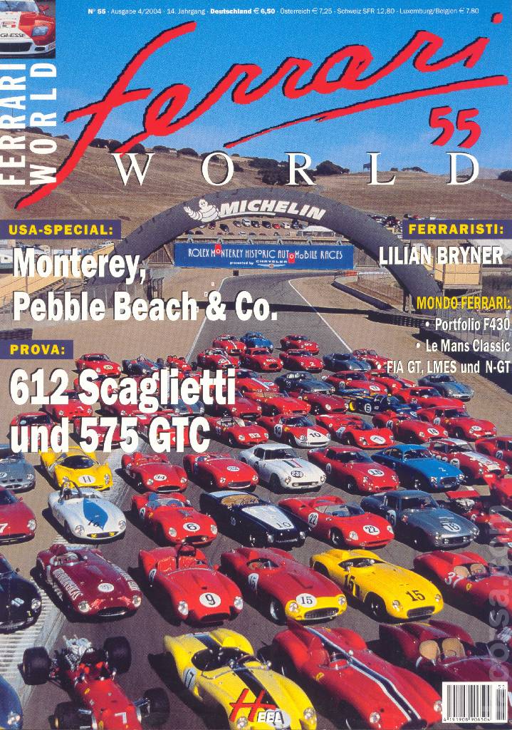 Cover of Ferrari World Deutschland issue 55, 14. Jarhgang (2004)