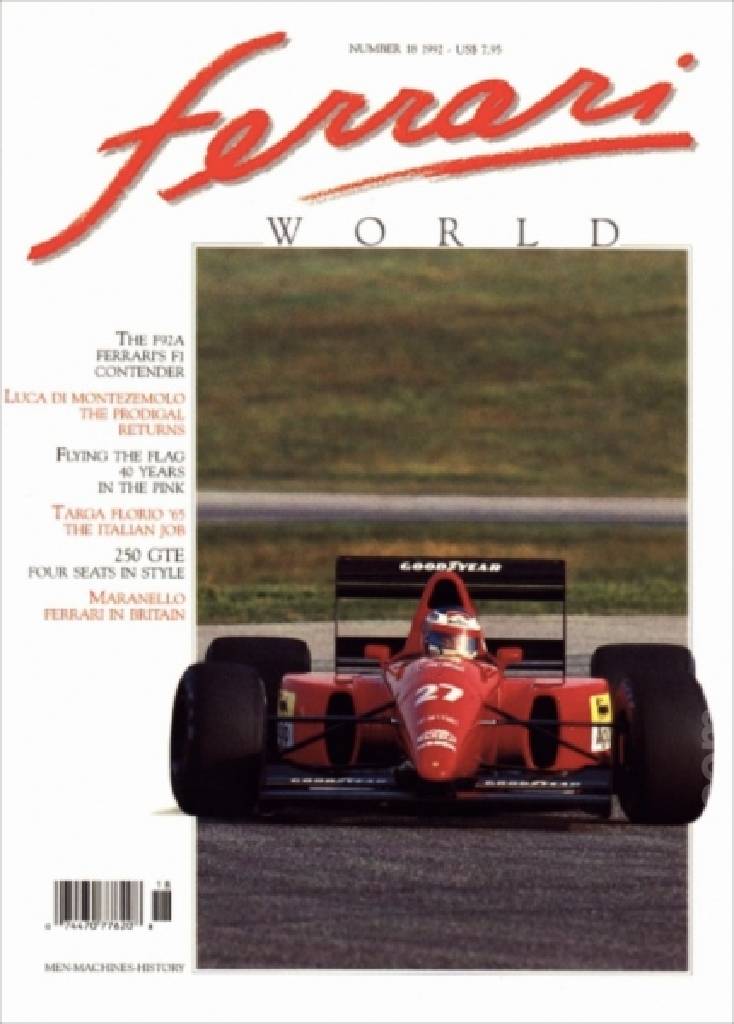 Cover of Ferrari World issue 18, May / June 1992