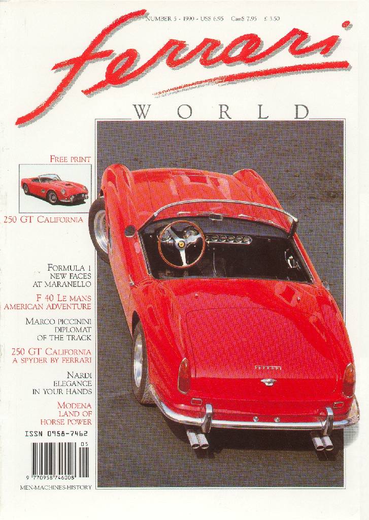 Cover of Ferrari World issue 5, March / April 1990