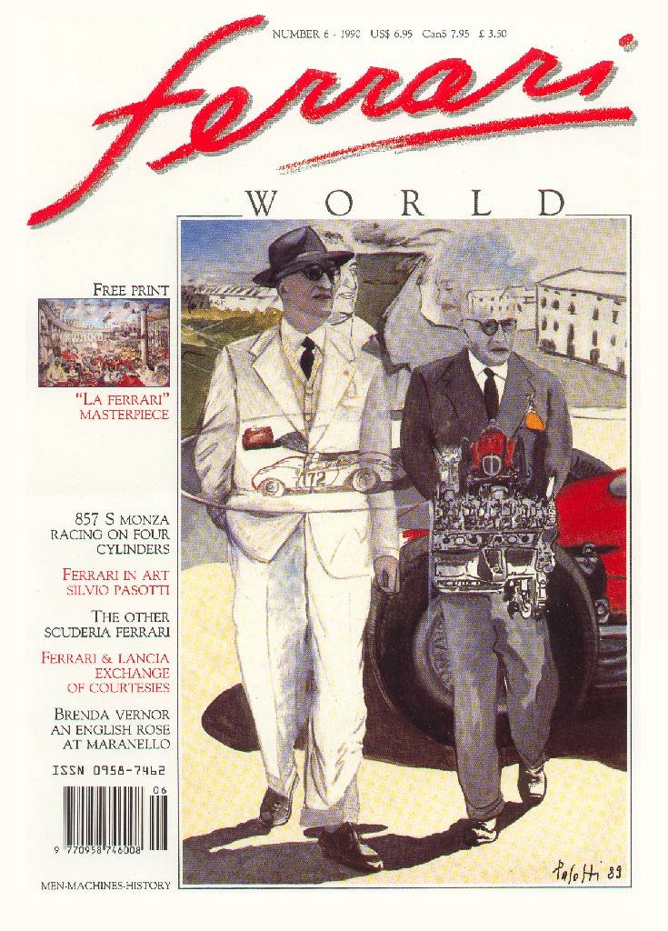 Cover of Ferrari World issue 6, May / June 1990