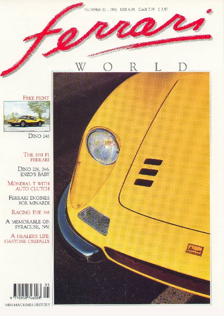 Cover of Ferrari World issue 12, May / June 1991