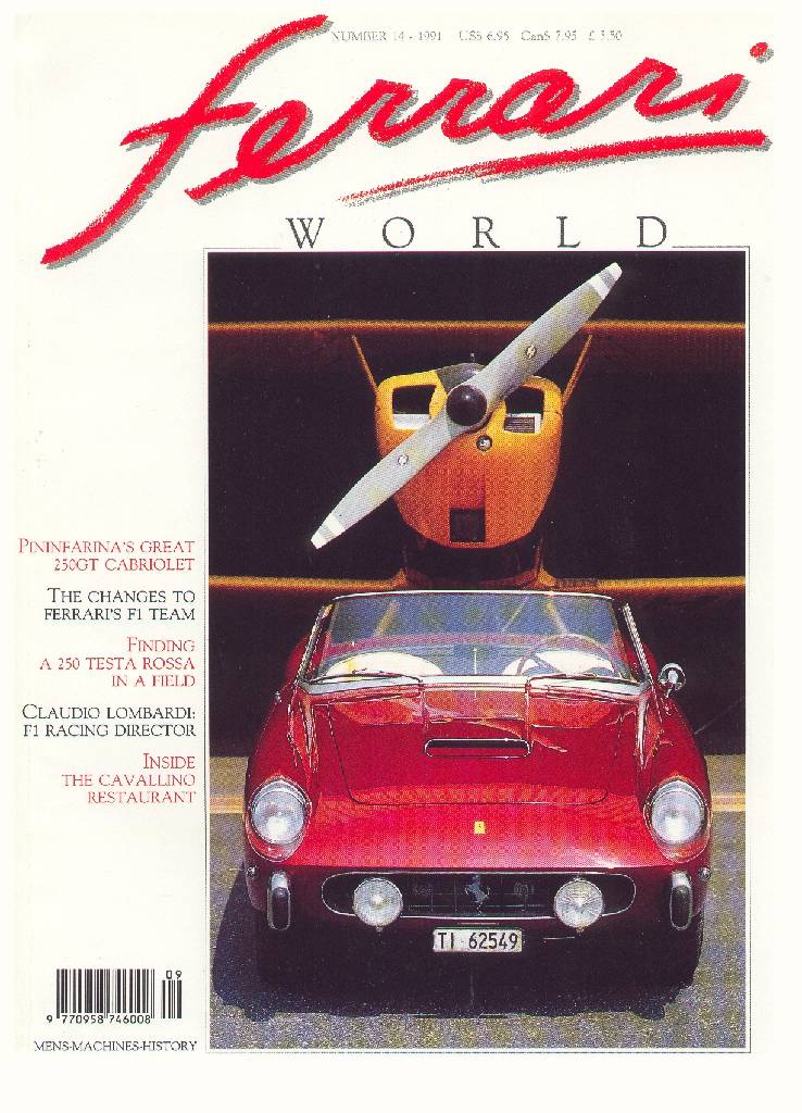 Cover of Ferrari World issue 14, September / October 1991