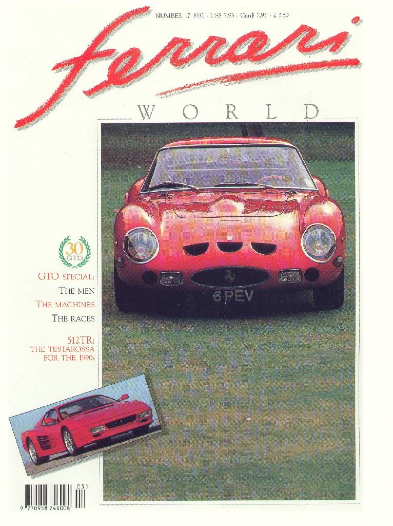 Cover of Ferrari World issue 17, March / April 1992