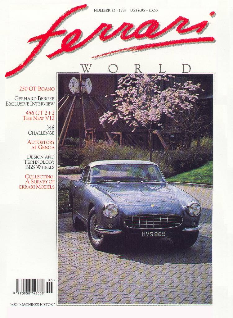 Cover of Ferrari World issue 22, June / July 1993