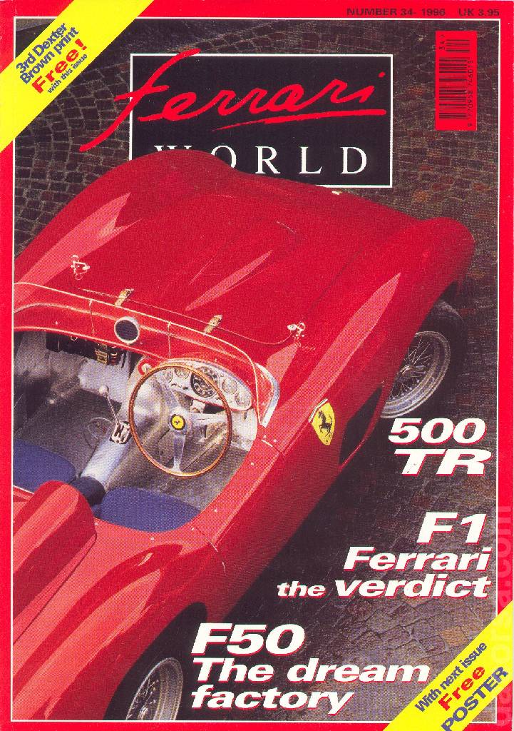 Cover of Ferrari World issue 34, August / September 1996