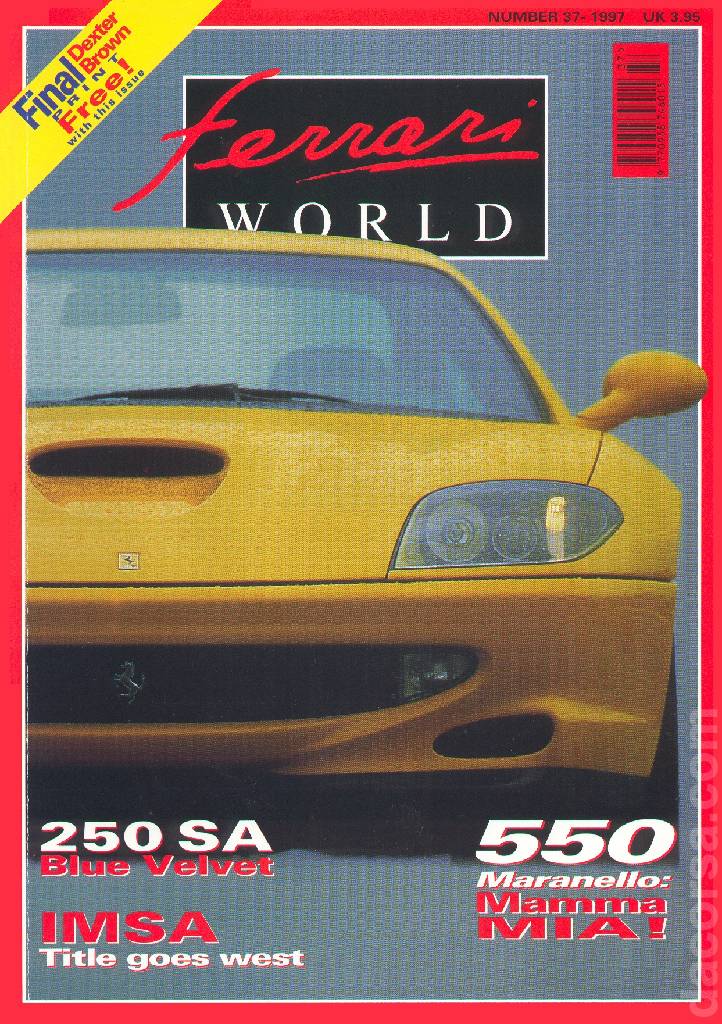 Cover of Ferrari World issue 37, February / March 1997