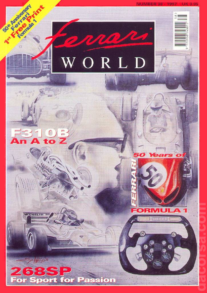 Cover of Ferrari World issue 38, April / May 1997