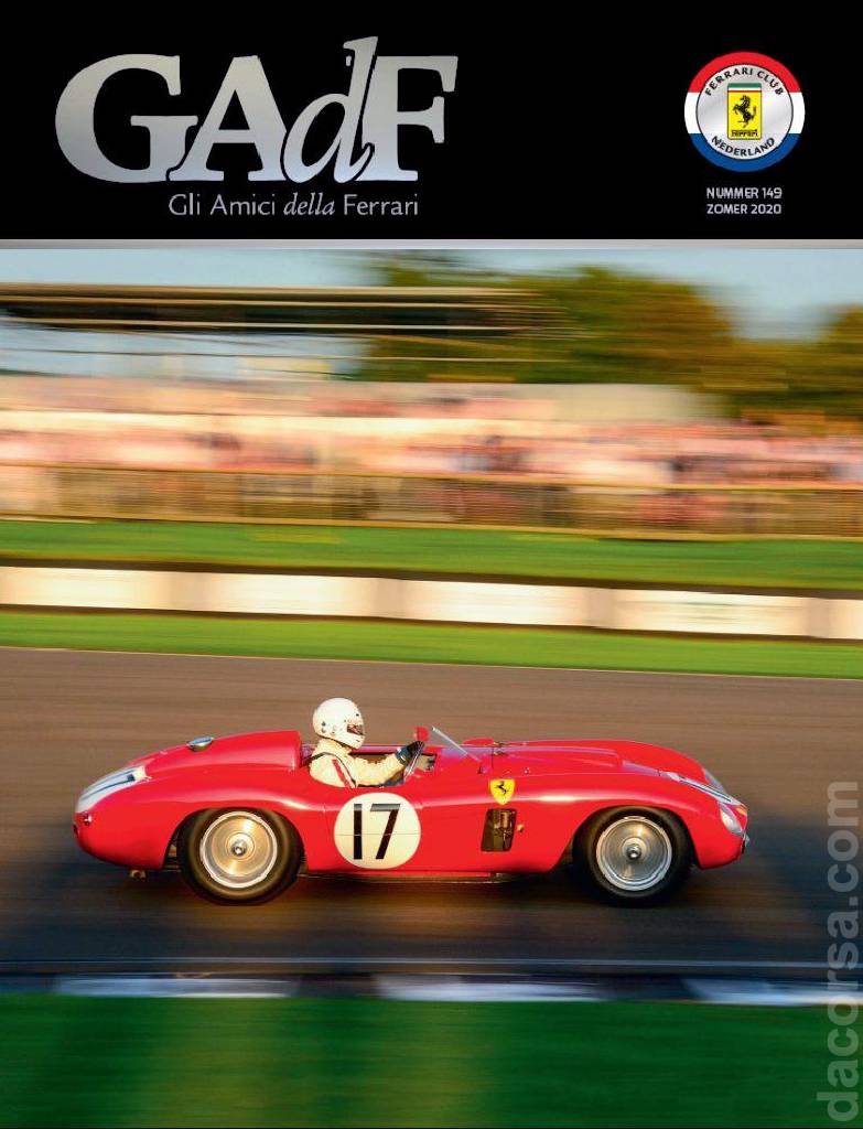 Cover of Gli Amici della Ferrari issue 149, Zomer 2020