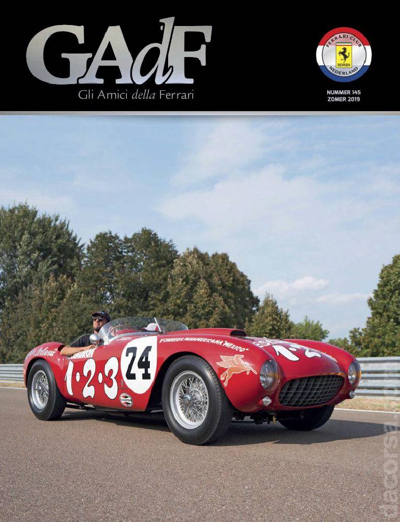 Cover of Gli Amici della Ferrari issue 145, Zomer 2019