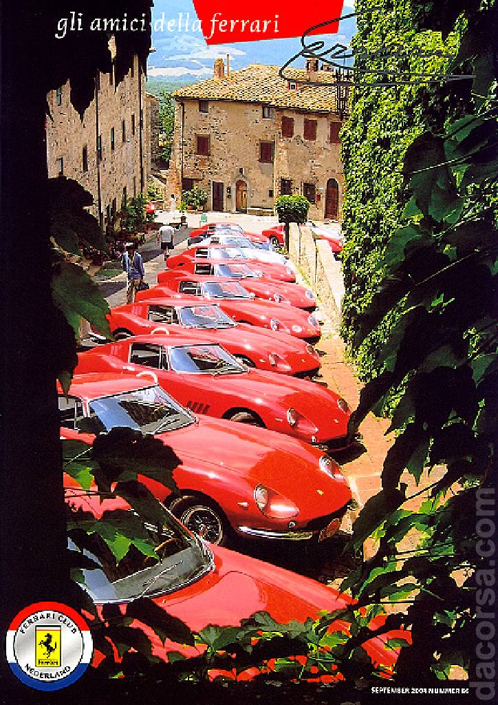 Cover of Gli Amici della Ferrari issue 86, September 2004 nummer 86