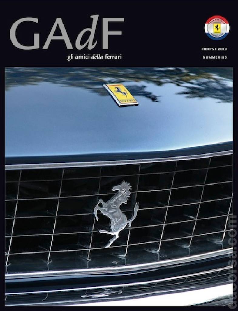 Cover of Gli Amici della Ferrari issue 110, Herfst 2010