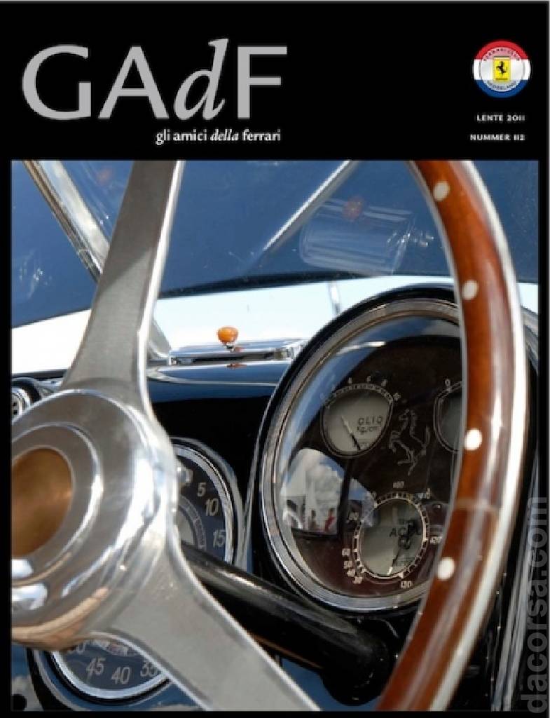 Cover of Gli Amici della Ferrari issue 112, Lente 2011