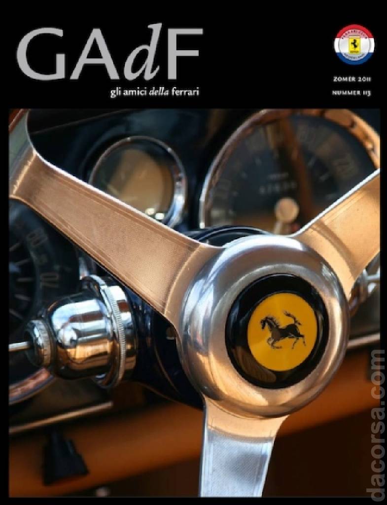 Cover of Gli Amici della Ferrari issue 113, Zomer 2011