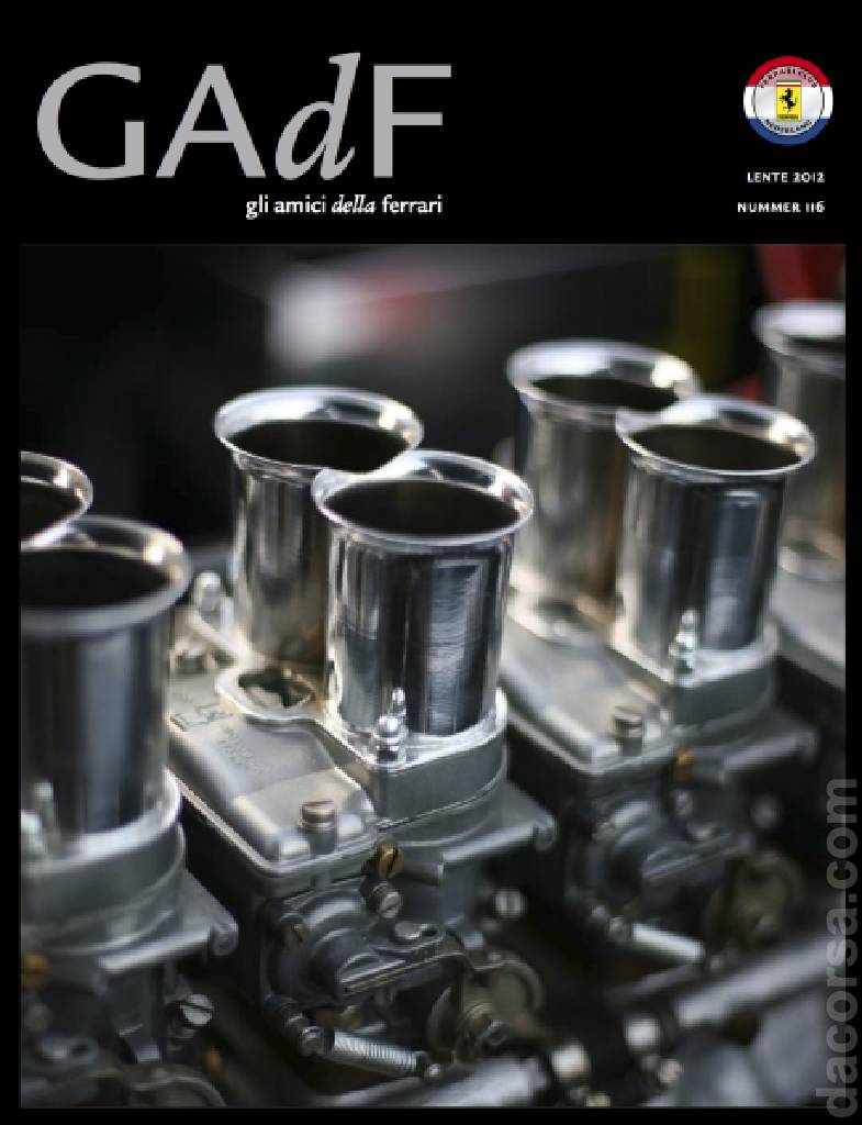 Cover of Gli Amici della Ferrari issue 116, Lente 2012