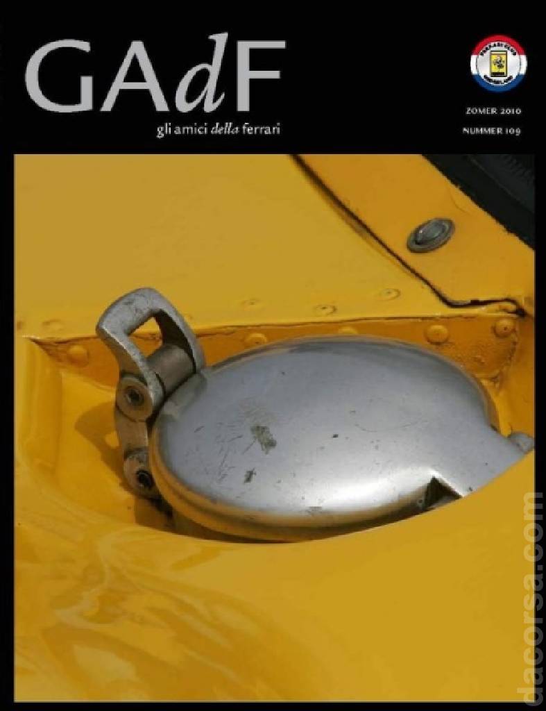 Cover of Gli Amici della Ferrari issue 109, Zomer 2010