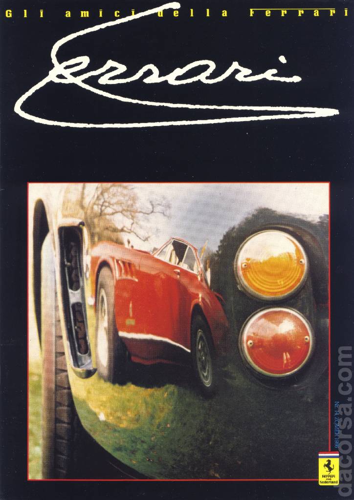 Cover of Gli Amici della Ferrari issue 14, Nr. 14, zomer 1986