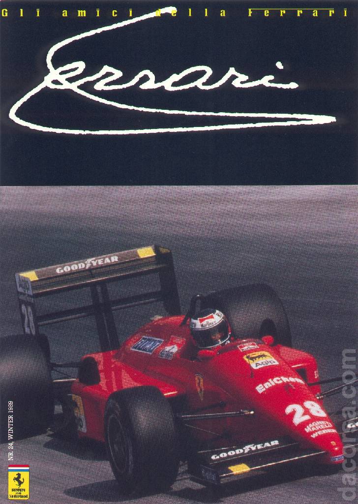 Cover of Gli Amici della Ferrari issue 24, No. 24, winter 1989