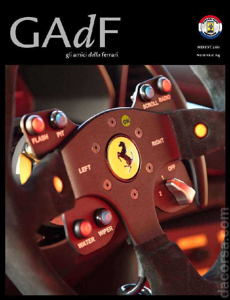 Cover of Gli Amici della Ferrari issue 114, Herfst 2011