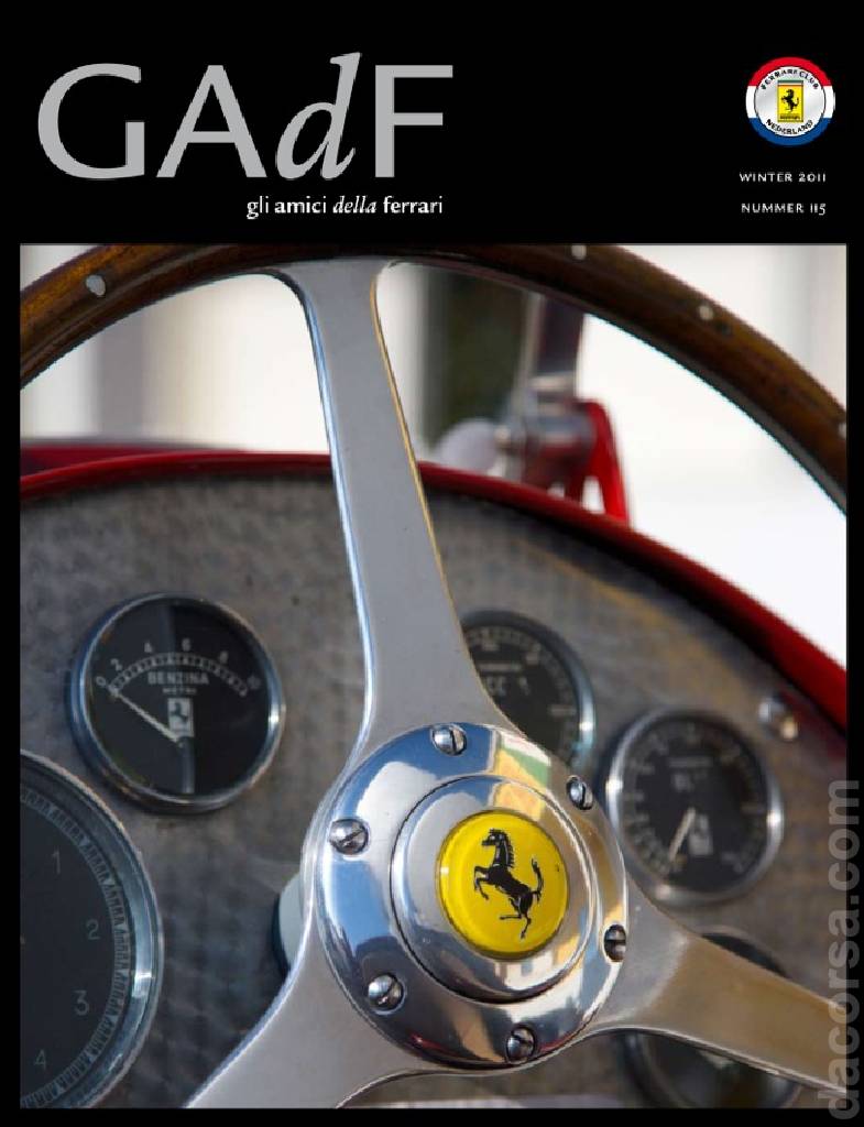 Cover of Gli Amici della Ferrari issue 115, Winter 2011
