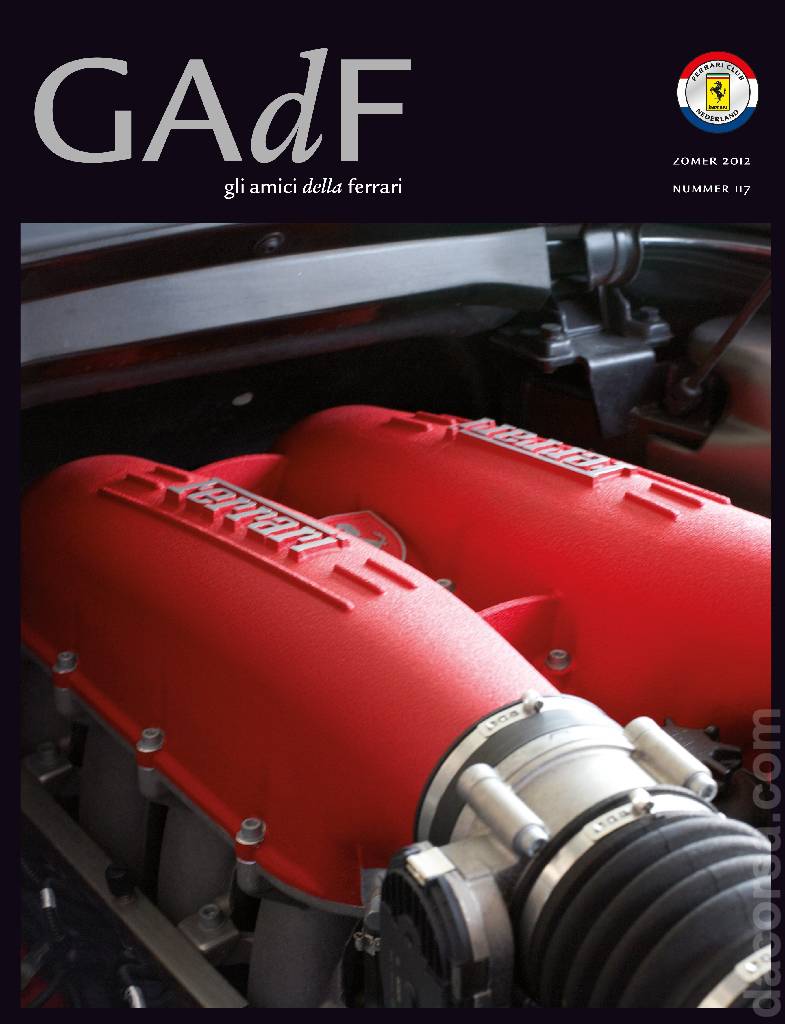 Cover of Gli Amici della Ferrari issue 117, Zomer 2012